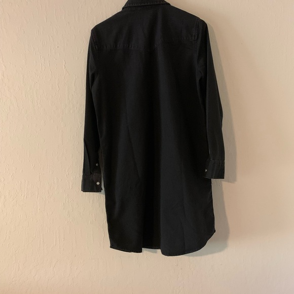 Levi’s lil’ bit country iconic denim western shirt dress - Picture 8 of 8